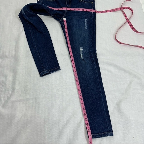 Mango Size 28 Uptown Slim Fit Push Up Distressed Stretch Jeans - Picture 13 of 13